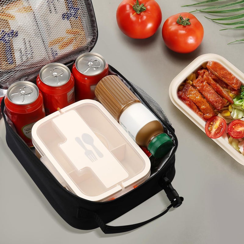 Lovoeo AYEANY Lunch box Lunch bag for men women Lunchbox Lunch bags Insulated Lunch bag Lunch box cooler (Thicken purple), Large - Image 5
